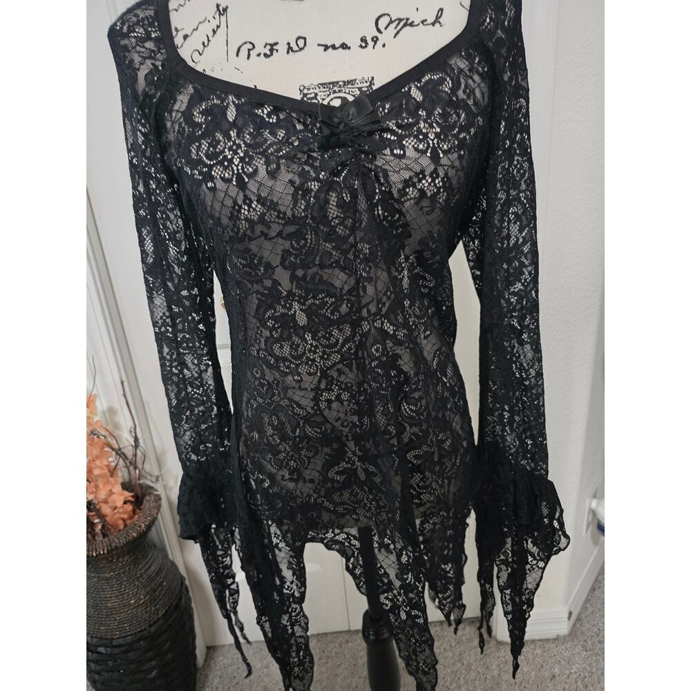 Killstar Faye The Lace Top Size L NWT